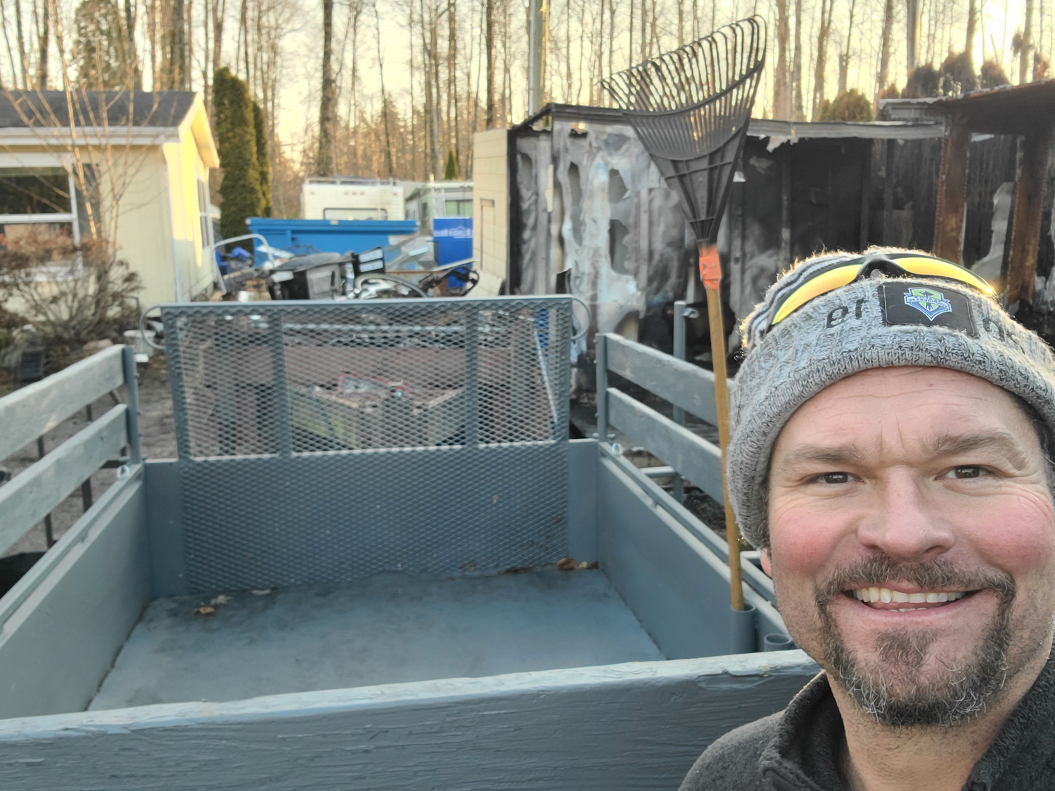 Before and after estate cleanup in Whatcom County